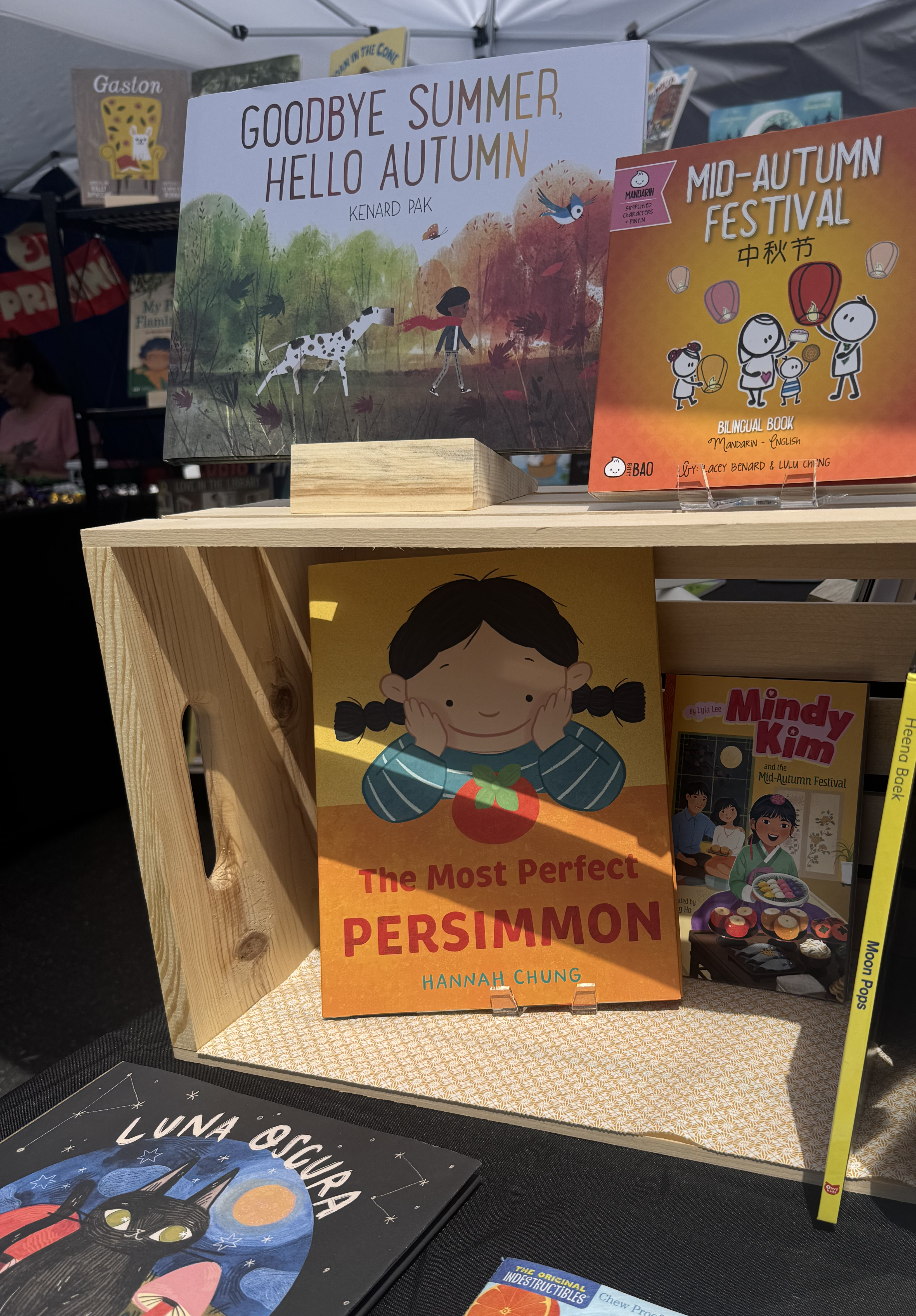 Best Friend Books pop-up booth